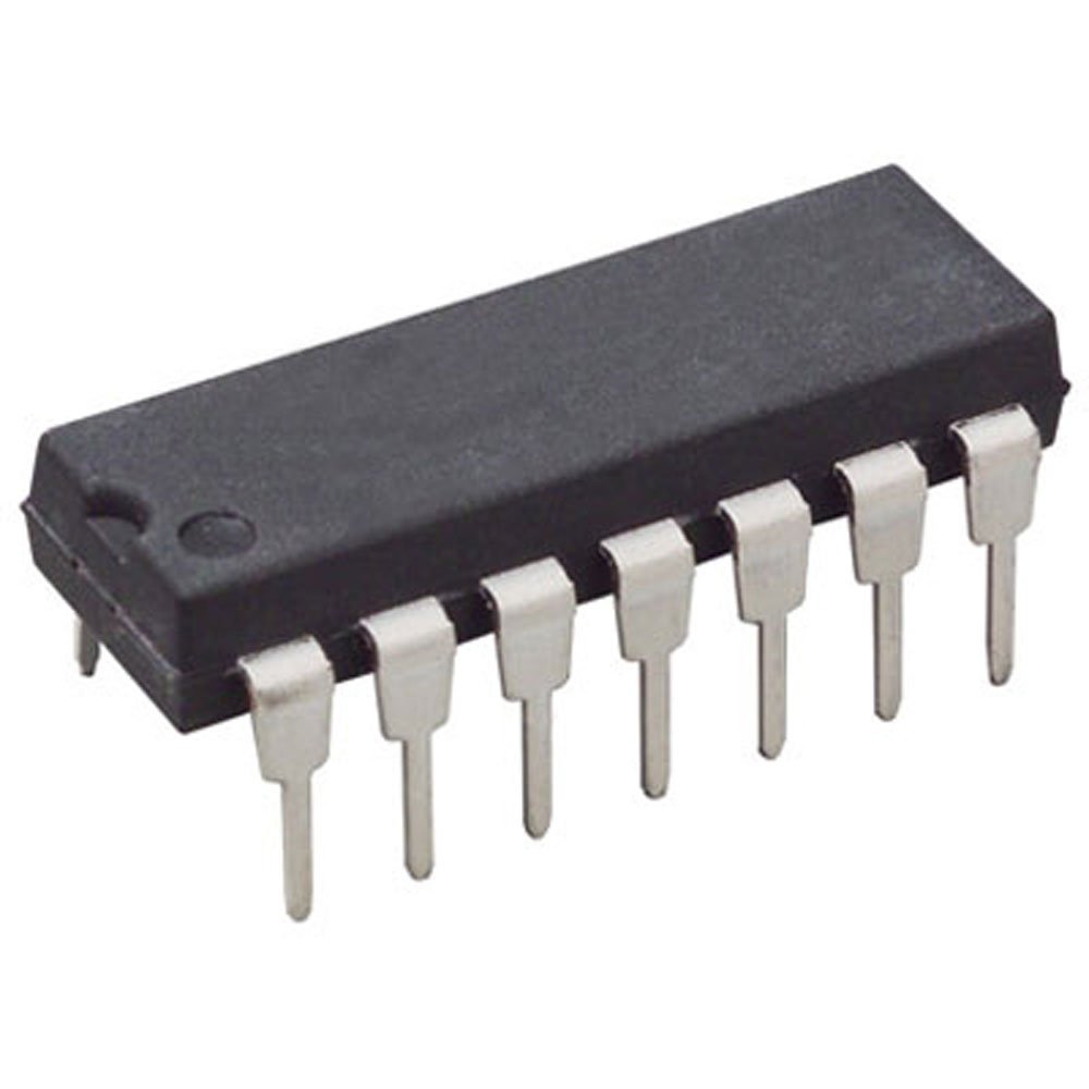 74LS00 Quad 2-Input Positive and Gate Dip-14, 1.5″ (Pack of 10)