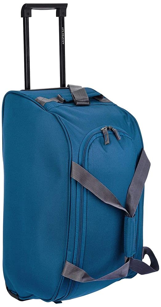 Aristocrat Polyester 52 (E) Teal Blue Travel Duffle