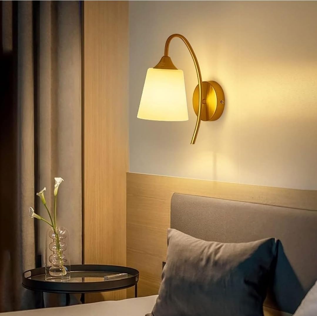 Avior Wall Light/Wall Lamp for Bedroom, Living Room & Drawing Room (Gold)