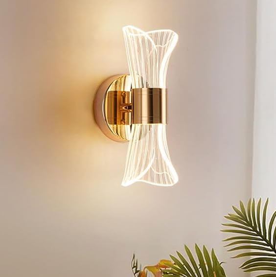 Fancy Wall Light, Decorative Wall Lamp, Lights for Living Room Modern, Fancy Lights,Antique Home Decor Items for Living Room, Wall Lights for Home Decoration (Warm White + Natural White + Cold White)