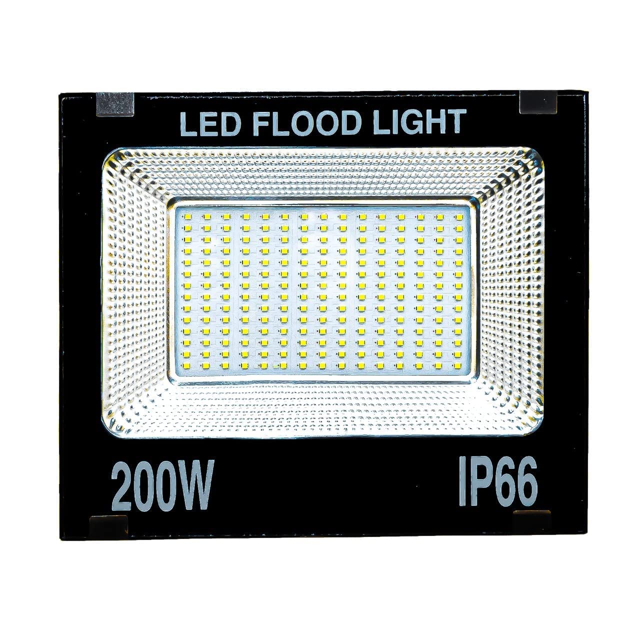 Gesto 200W LED Flood Light Outdoor Waterproof – IP66 With 120° Wide Beam | Aluminium Halogen Light, Focus Light for Factory, Garage, Parking (Cool White) – Pack of 1