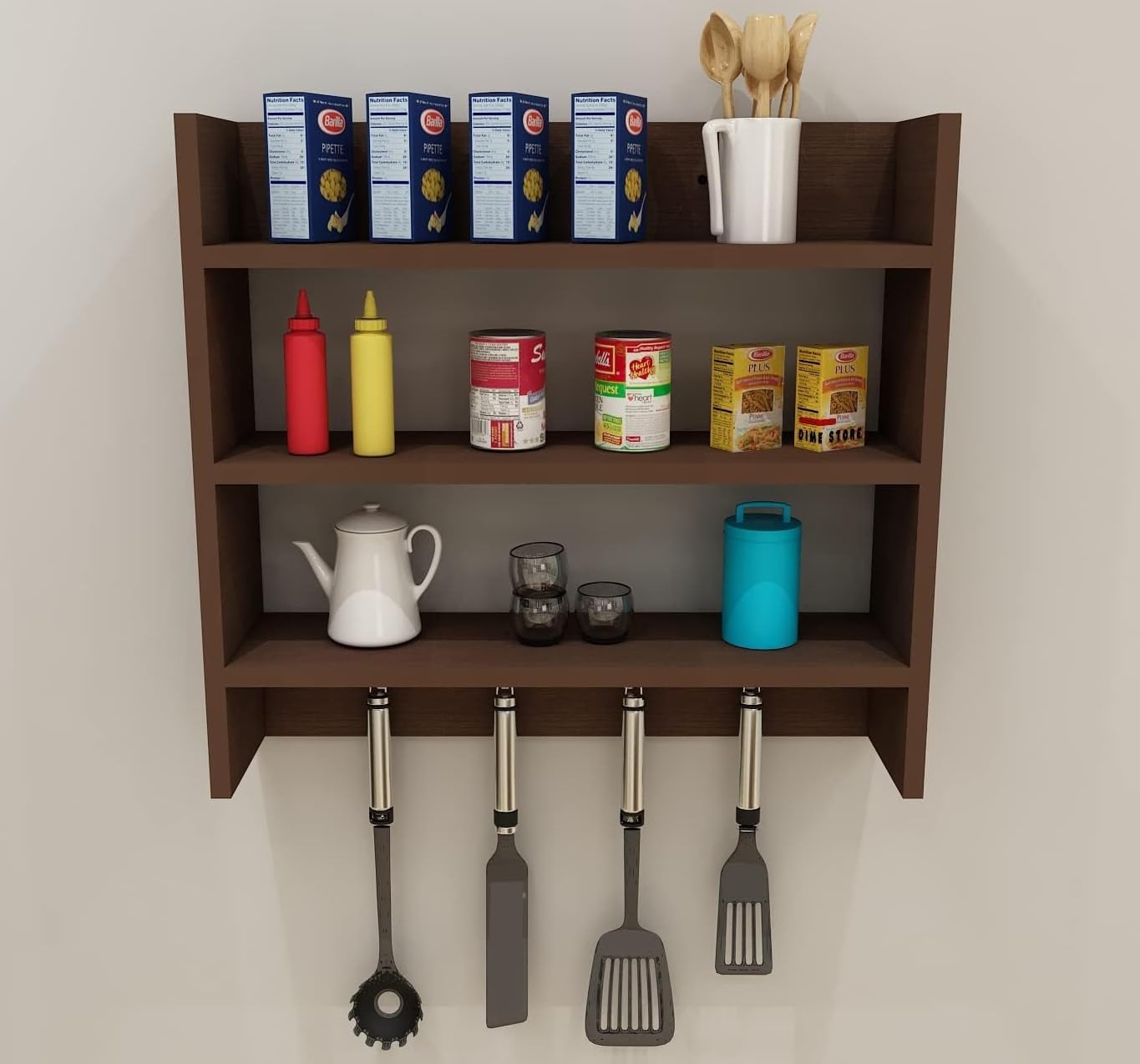PNDG Wooden Kitchen Cabinet Without Door