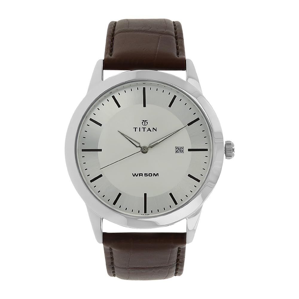 Titan Autumn-Winter 19 Analog Silver Dial Men’s Watch NM1584SL03/NN1584SL03/NP1584SL03