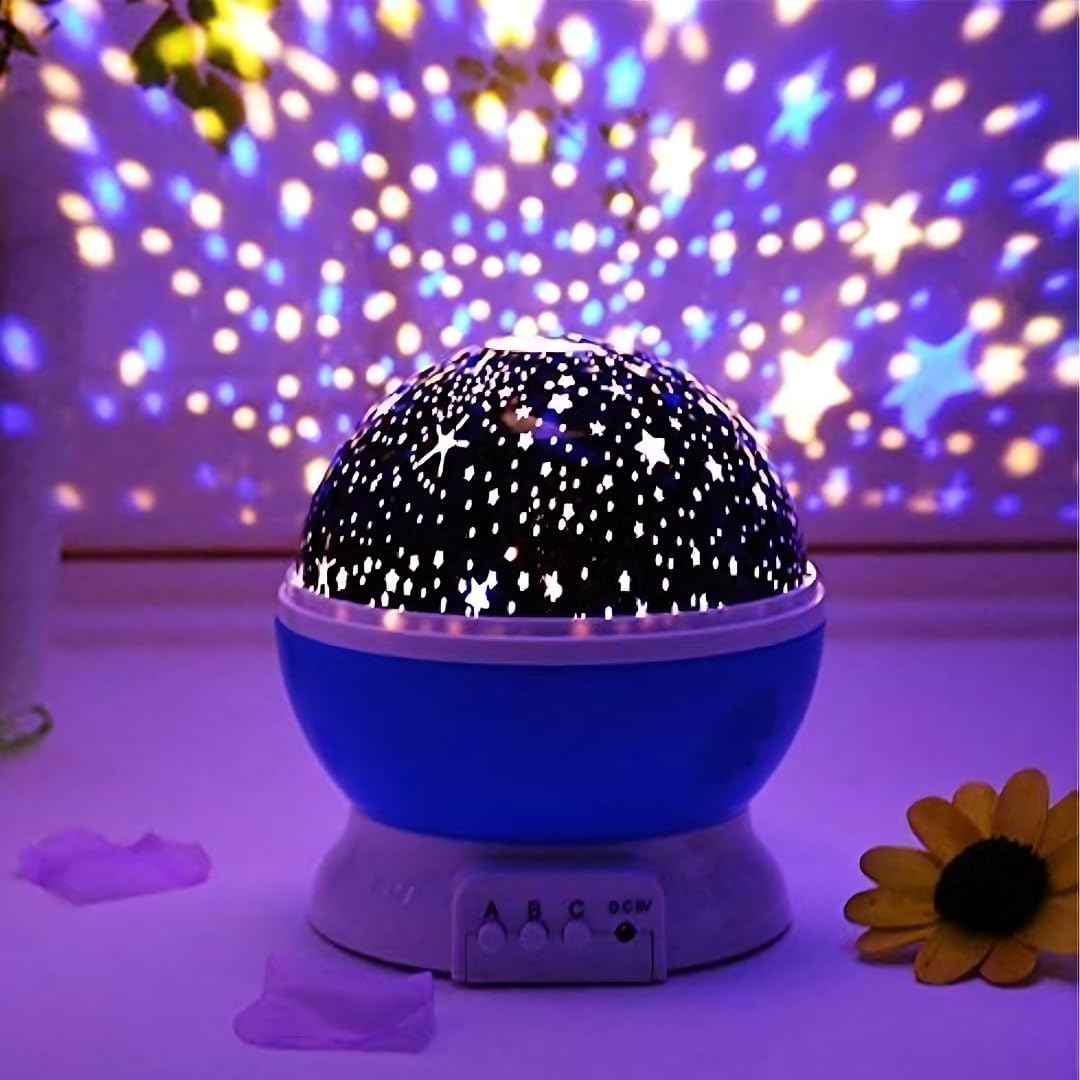 Toy Imagine Star Master Galaxy Night Projector Lamp Ceiling Led Light 360 Rotating Colorful Lights Starry Space Projection Home Decoration Amazing Design, Gift for Kids Boy Girl, Plastic, Multicolor