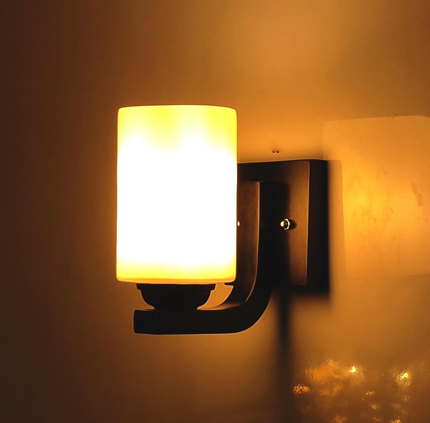 Mahganya Industries Designer Home Decorative Modern Wall lamp for Living Room, Bedside, Bedroom, Decorative Light for Indoor Lamp, White (UP and Down Side)