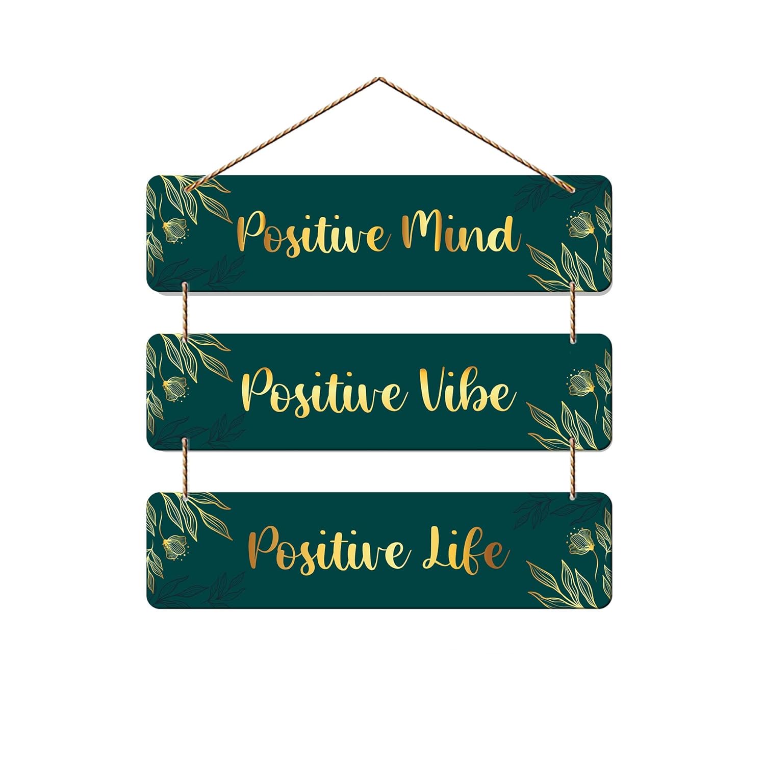 Artvibes Designer Wooden Hanging for Home Decor | Office | Living Room |Bedroom | Gifts | Positive Quotes Decorative Items | House Decoration | Artworks Wall Hangings (WH_5310N)
