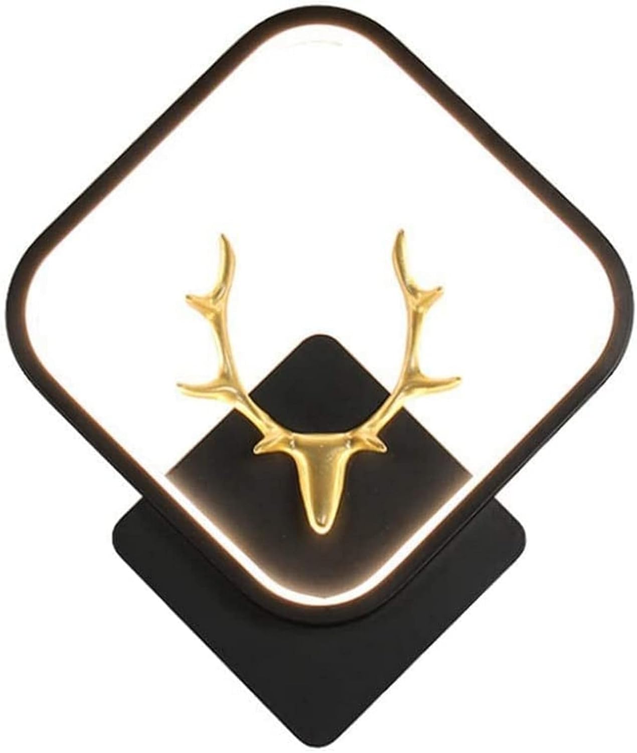 CORAL TREE-Deer Wall Lamp with Adjustable Color Changing Function Wall Light – Modern Light Fixture for Restaurant, Bedroom, Living Room, Bedside, Cafe, bar, Corridor, Balcony