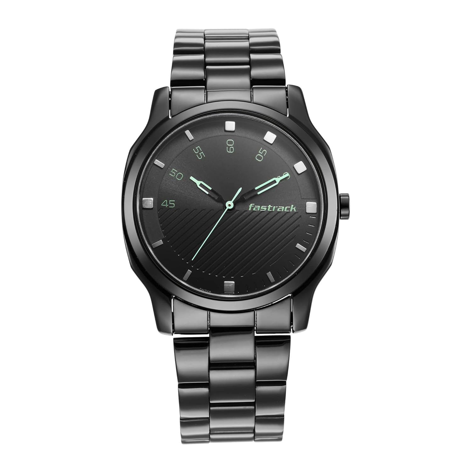 Fastrack Stunners Quartz Analog Black Dial Stainless Steel Strap Watch for Guys – NT3255NM02