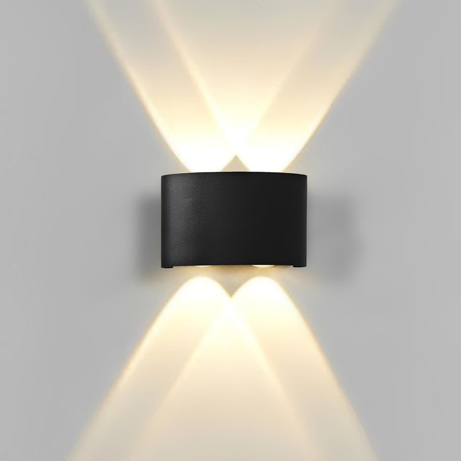 Gesto 4W Waterproof Led Wall Light for Home Decoration – Up Down 2-Way LED Wall Lamp | IP65 Outdoor Fancy Wall Lights for Balcony,Gate,Elevation,Garden,Patio | Decorative Wall Mount Light -Pack of 1